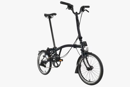 Skladací bicykel Brompton C Line Explore - Black Edition (Black, riadidlá: H)